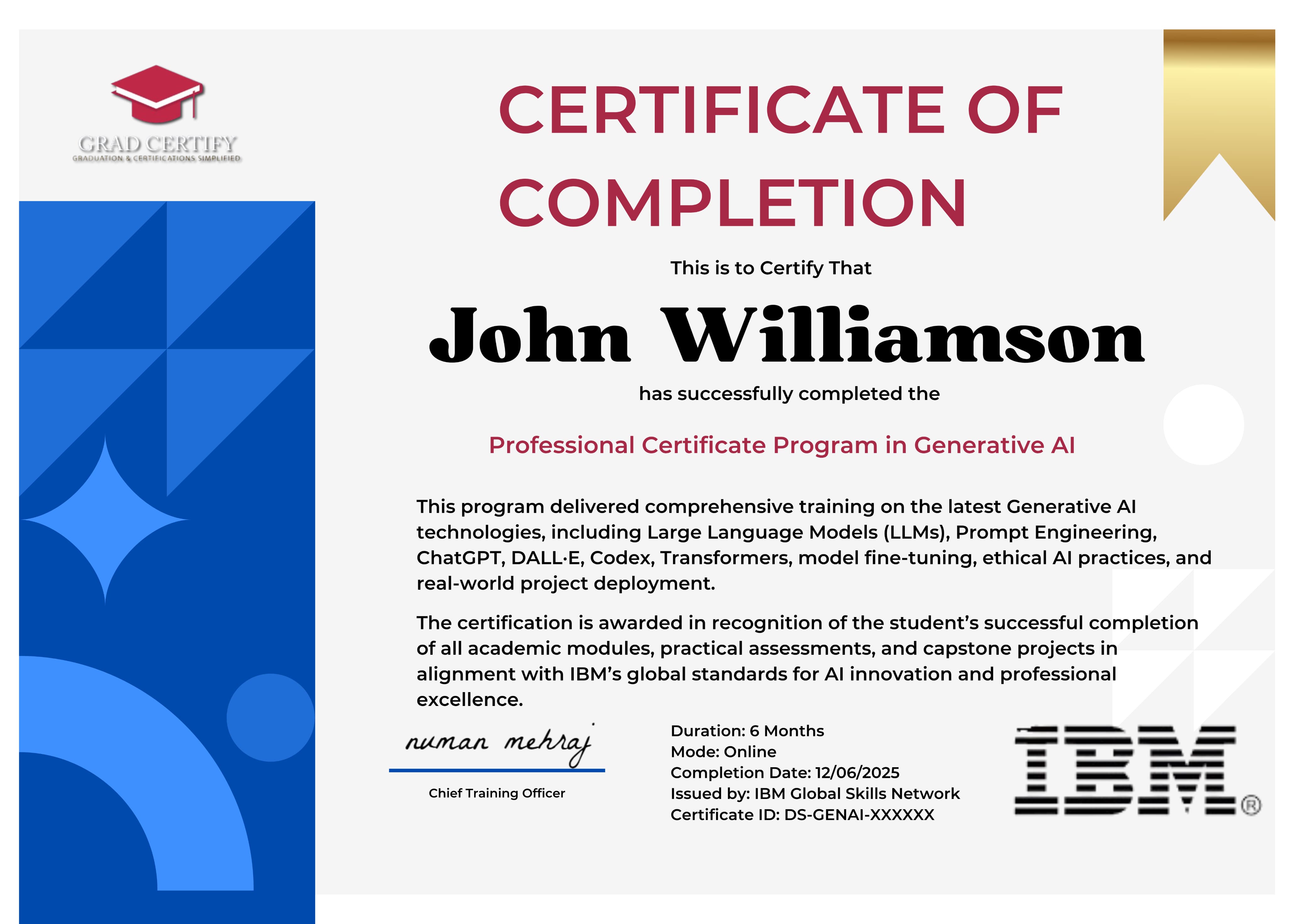 Certificate Image